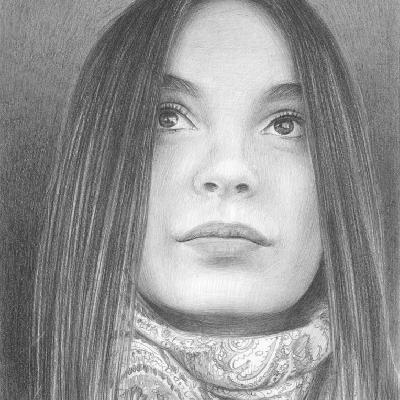 Графический портрет — рисунок карандашом